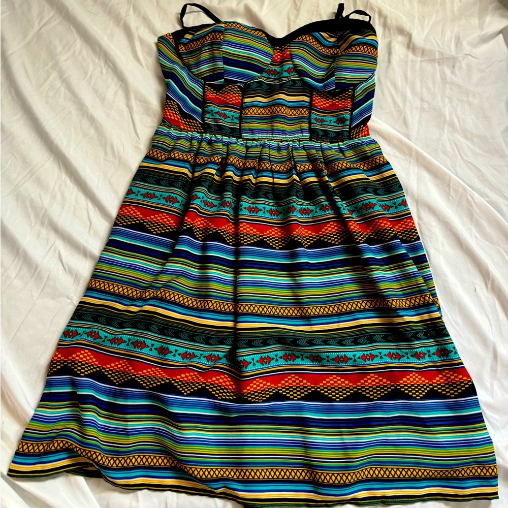 Xhilaration Tribal Print Dress Size M